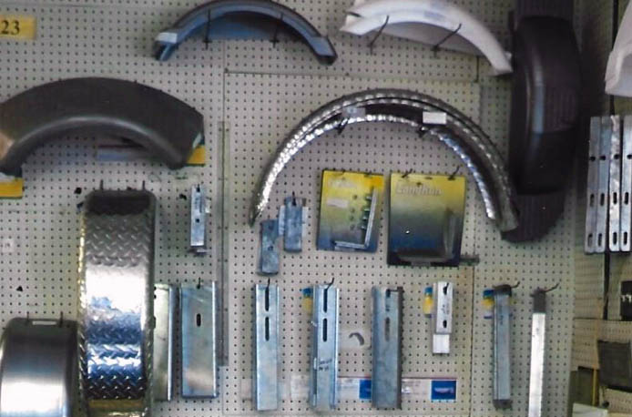 Image of trailer fenders
